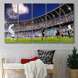 Presidente Perón in Argentina, Stadium Canvas, Sport Art, Gift for him, Multi Panels B, Canvas Prints Wall Art Decor