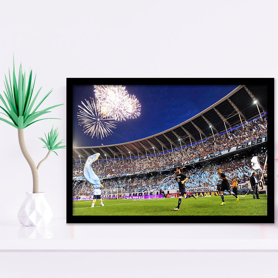 Presidente Perón in Argentina, Stadium Canvas, Sport Art, Gift for him, Framed Art Prints Wall Art Decor, Framed Picture