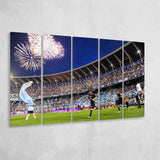 Presidente Perón in Argentina, Stadium Canvas, Sport Art, Gift for him, Multi Panels B, Canvas Prints Wall Art Decor