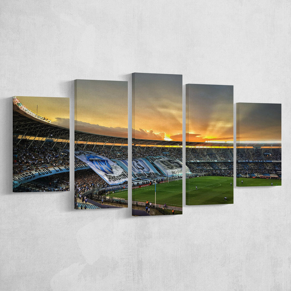Presidente Per? in Avellaneda, Stadium Canvas, Sport Art, Large Canvas, Multi Panels, Canvas Prints Wall Art Decor
