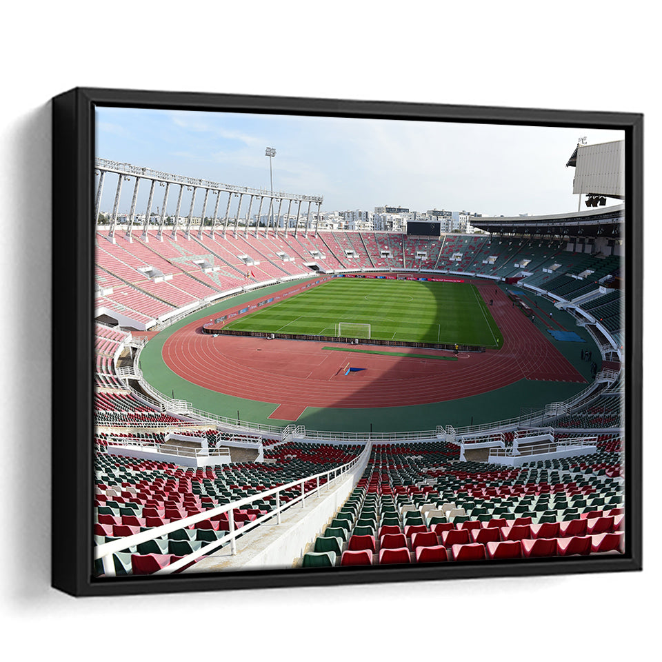 Prince Moulay Abdellah, Stadium Canvas, Sport Art, Gift for him, Framed Canvas Prints Wall Art Decor, Framed Picture