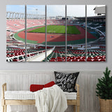 Prince Moulay Abdellah, Stadium Canvas, Sport Art, Gift for him, Multi Panels B, Canvas Prints Wall Art Decor