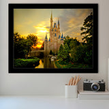Princess Castle Wall Art Framed Art Prints Wall Art Decor, Framed Picture, Home Decor