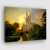 Princess Castle Wall Art Canvas Prints Wall Art Decor - Painting Canvas,Home Decor, Ready to Hang