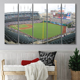 Progressive Field, Stadium Canvas, Sport Art, Gift for him, Multi Panels B, Canvas Prints Wall Art Decor