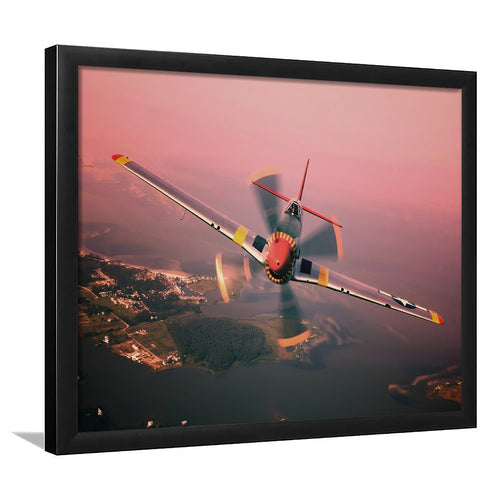 Propeller Plane Framed Art Prints Wall Decor - Painting Prints, Home Decor,Framed Picture, For Sale