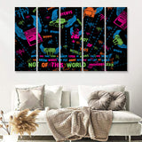 Proverbs 5 Pieces B Canvas Prints Wall Art - Painting Canvas, Multi Panels,5 Panel, Wall Decor