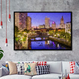 Providence Breathtaking Cityscape Framed Art Prints Wall Decor - Painting Prints, Framed Picture, Home Decor
