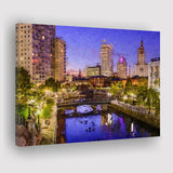 Providence Breathtaking Cityscape Canvas Prints Wall Art Decor - Paiting Canvas, Art Prints, Wall Decor, For Sale
