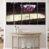 Prudential Center, Stadium Canvas, Sport Art, Gift for him, Multi Panels B, Canvas Prints Wall Art Decor
