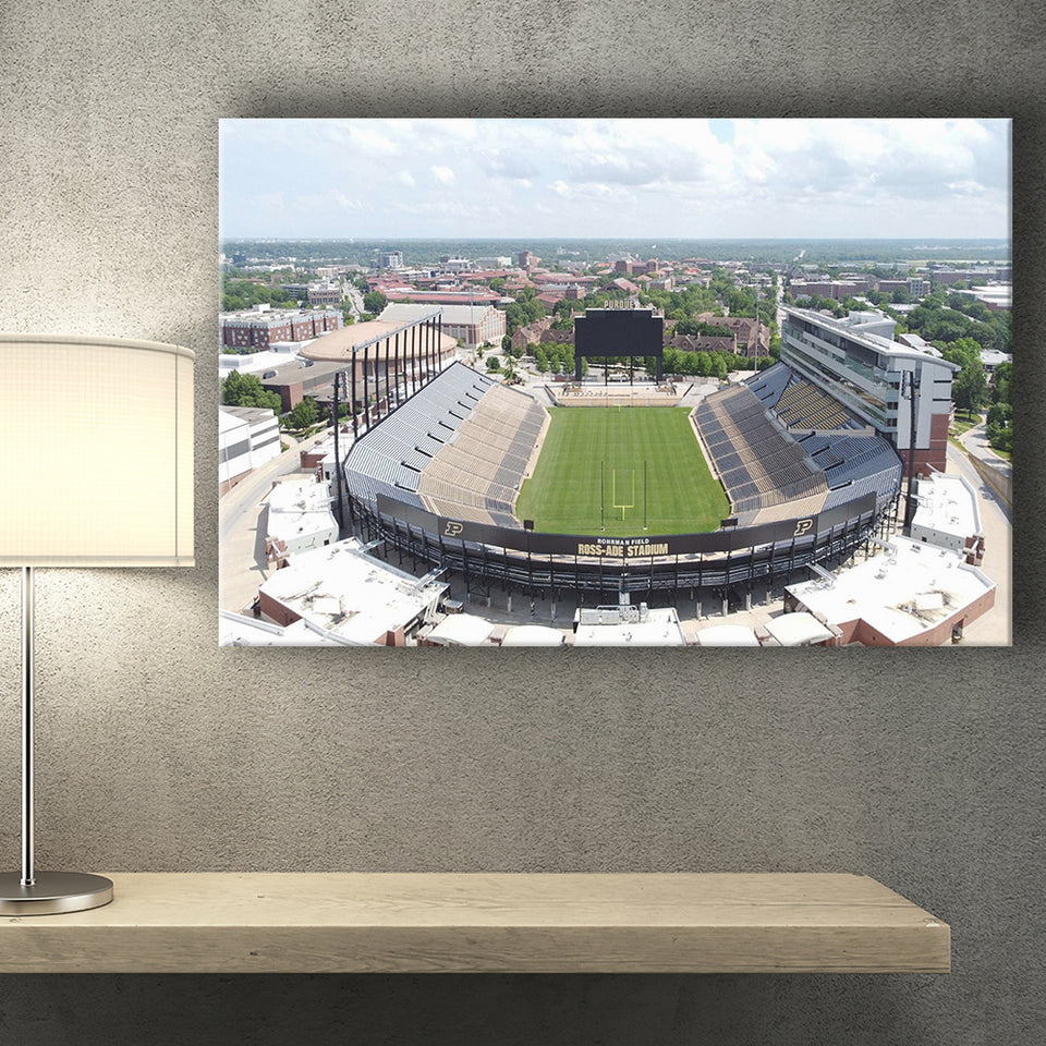 Purdue Boilermakers Stadium Canvas Prints Ross Ade Stadium Wall Art,Sport Stadium Art Prints, Fan Gift, Wall Decor
