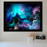 Purple Marble Abstract Framed Art Prints Wall Art Decor, Framed Picture, Home Decor