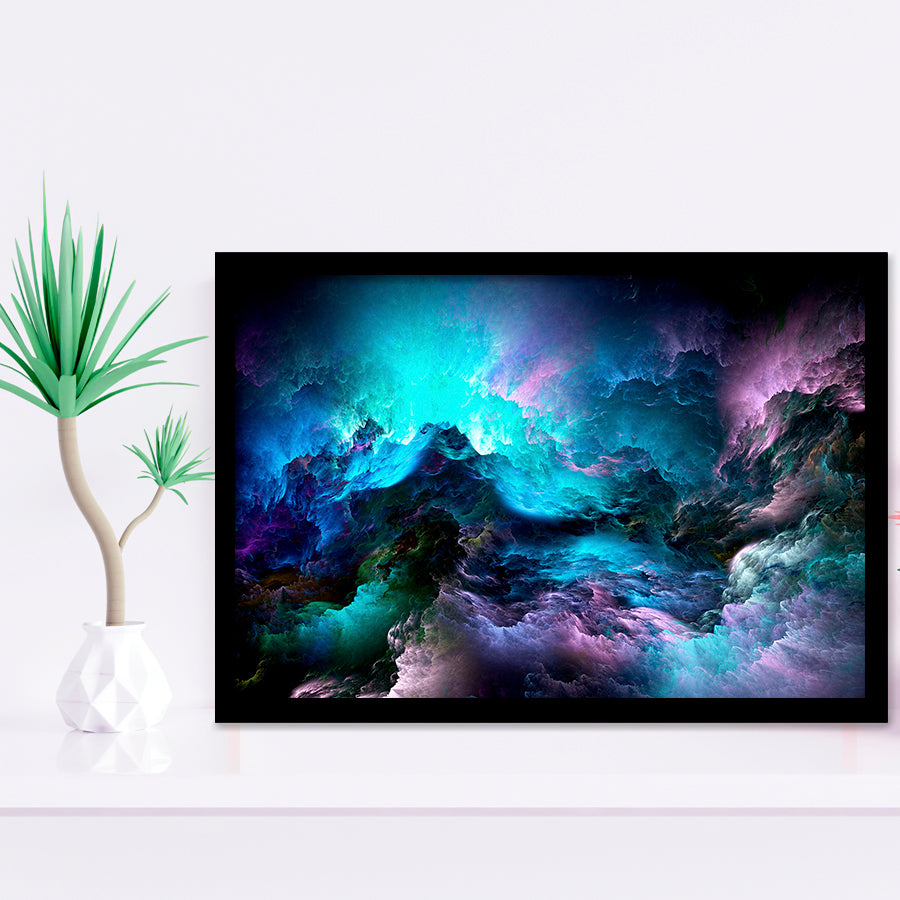 Purple Marble Abstract Framed Art Prints Wall Art Decor, Framed Picture, Home Decor