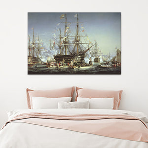 Queen Victorias Visit To Cherbourg 1858 Canvas Wall Art - Canvas Prints, Prints For Sale, Painting Canvas,Canvas On Sale