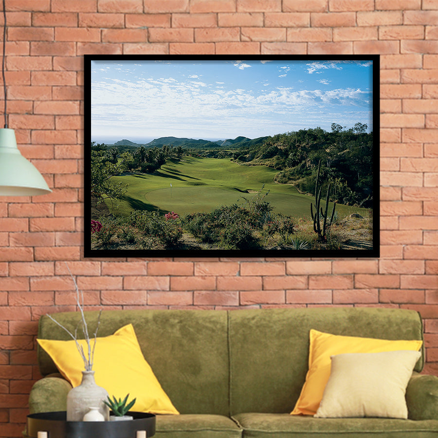 Querencia Cc Golf Courses At Los Cabos, Mexico, Golf Sport Print, Golf Lover, Framed Art Prints Home Decor