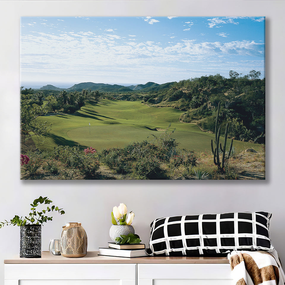 Querencia Cc Golf Courses At Los Cabos, Mexico, Golf Art Print, Golf Lover, Canvas Prints Wall Art Decor