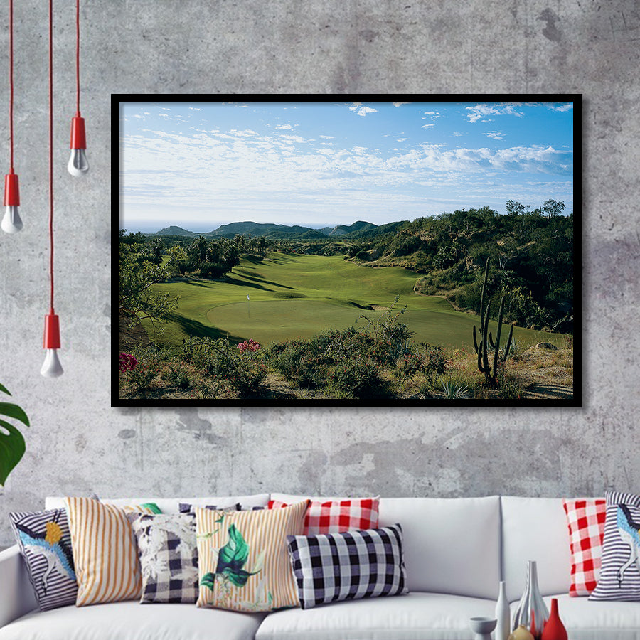 Querencia Cc Golf Courses At Los Cabos, Mexico, Golf Sport Print, Golf Lover, Framed Art Prints Home Decor