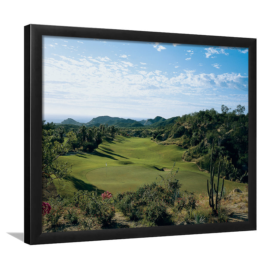 Querencia Cc Golf Courses At Los Cabos, Mexico, Golf Sport Print, Golf Lover, Framed Art Prints Home Decor