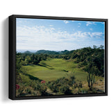 Querencia Cc Golf Courses At Los Cabos, Mexico, Golf Art Print, Framed Canvas Prints Wall Art Decor, Floating Frame