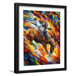 Rodeo Dangerous Games Wall Art Print - Framed Art, Framed Prints, Painting Print