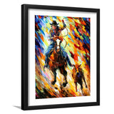 Rodeo The Chase Wall Art Print - Framed Art, Framed Prints, Painting Print