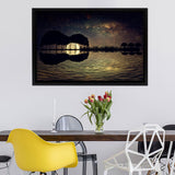 Romantic Guitar Island Canvas Wall Art - Painting Canvas, Canvas Prints, Painting Art, Prints for Sale