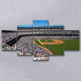 Rangers Ball Park in Arlington, Stadium Canvas, Sport Art, Large Canvas, Multi Panels, Canvas Prints Wall Art Decor