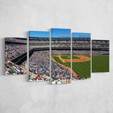 Rangers Ball Park in Arlington, Stadium Canvas, Sport Art, Large Canvas, Multi Panels, Canvas Prints Wall Art Decor