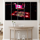 Raptors in Canada, Stadium Canvas, Sport Art, Gift for him, Multi Panels B, Canvas Prints Wall Art Decor