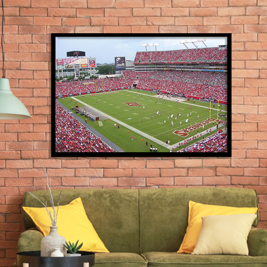 Raymond James Stadium Art Prints Tampa Bay Buccaneers Wall,Sport Stadium Art Prints, Fan Gift, Wall Decor