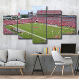 Raymond James Stadium Canvas Prints Tampa Bay Buccaneers Wall,Multi Panels,Sport Stadium Art Prints, Fan Gift