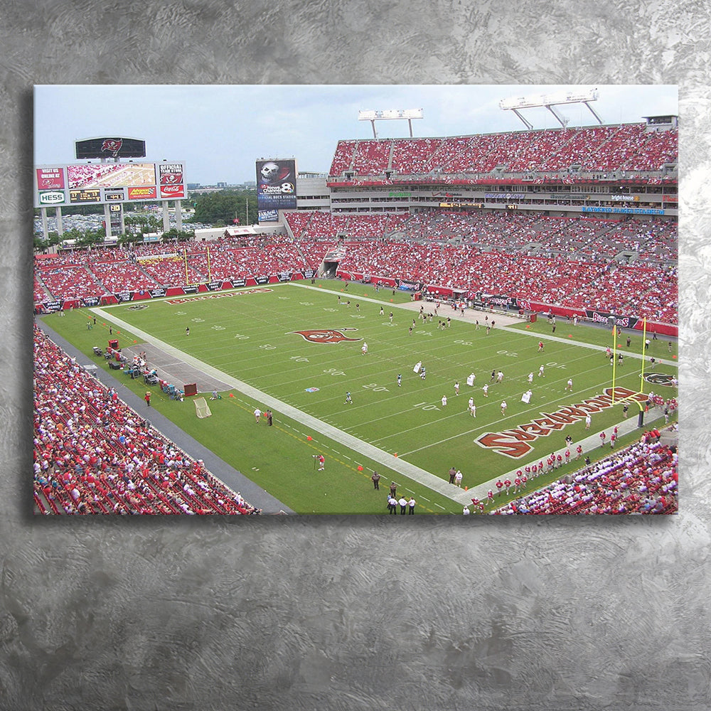Raymond James Stadium Framed Canvas Prints Tampa Bay Buccaneers
