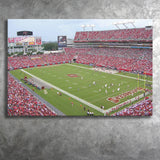 Raymond James Stadium Canvas Prints Tampa Bay Buccaneers Wall,Sport Stadium Art Prints, Fan Gift, Wall Decor