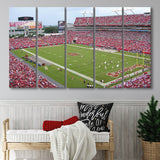 Raymond James Stadium Canvas Prints Tampa Bay Buccaneers Wall,Multi Panels B,Sport Stadium Art Prints, Fan Gift