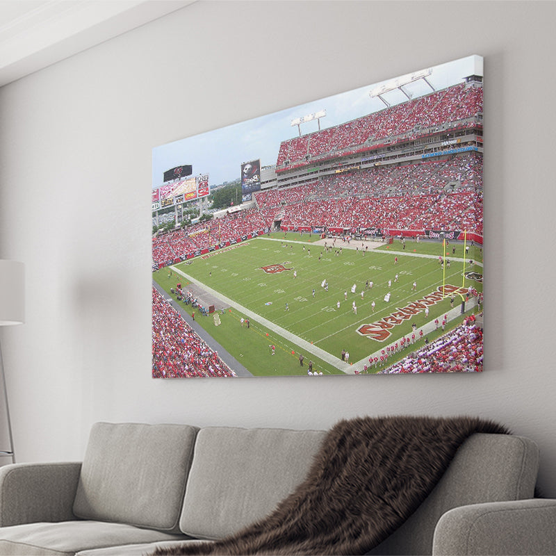 Raymond James Stadium Canvas Prints Tampa Bay Buccaneers Wall,Sport Stadium Art Prints, Fan Gift, Wall Decor