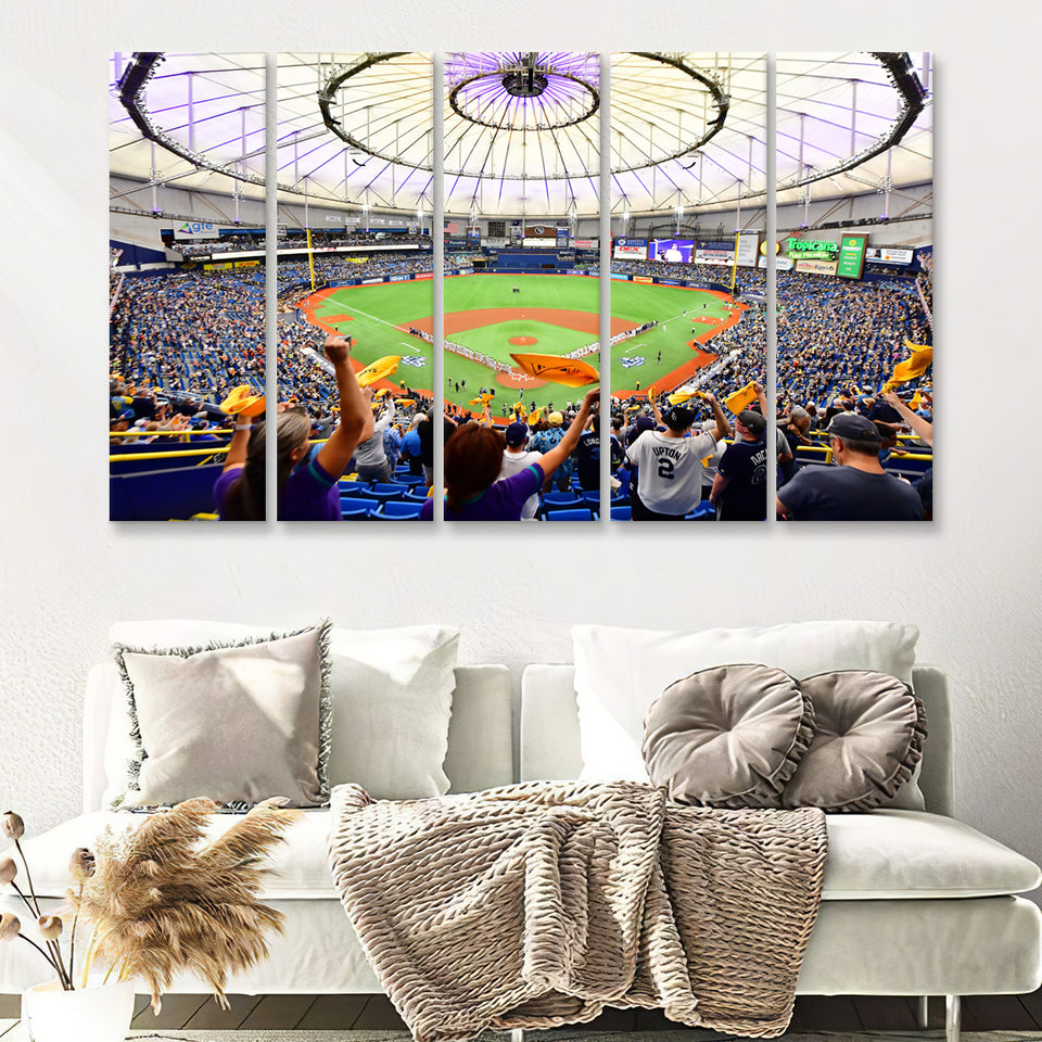 Rays Owner Weirdly Takes Shot At Own Fanbase For Lack Of Attendance 5 Pieces Canvas Prints Wall Art Decor - Painting Canvas,Multi Panel