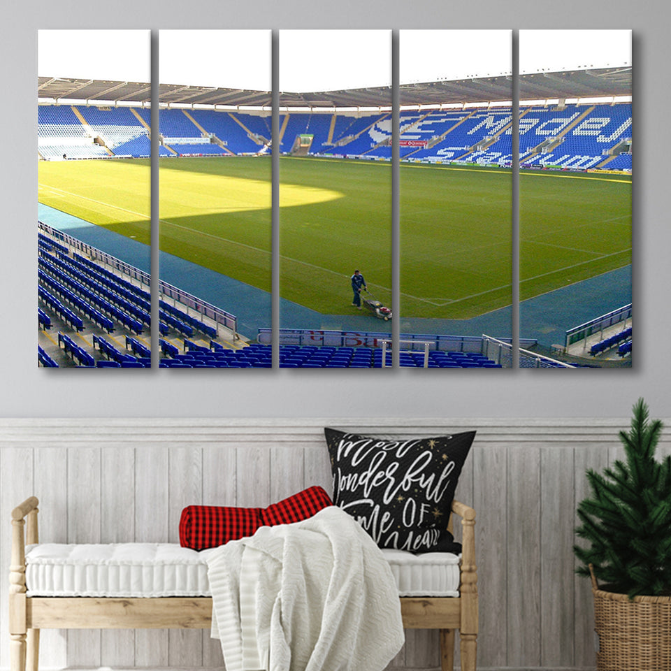 Reading Wall Art Madejski Stadium Canvas Prints Football Stadium,Multi Panels B,Sport Stadium Art Prints, Fan Gift