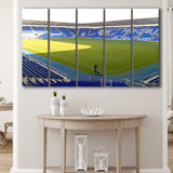 Reading Wall Art Madejski Stadium Canvas Prints Football Stadium,Multi Panels B,Sport Stadium Art Prints, Fan Gift