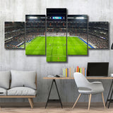 Real Stadium Wall Art Santiago Bernabeu Stadium Canvas Prints Football,Multi Panels,Sport Stadium Art Prints, Fan Gift