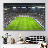 Real Stadium Wall Art Santiago Bernabeu Stadium Canvas Prints Football,Sport Stadium Art Prints, Fan Gift, Wall Decor