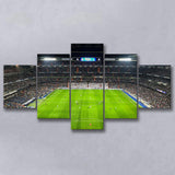 Real Stadium Wall Art Santiago Bernabeu Stadium Canvas Prints Football,Multi Panels,Sport Stadium Art Prints, Fan Gift