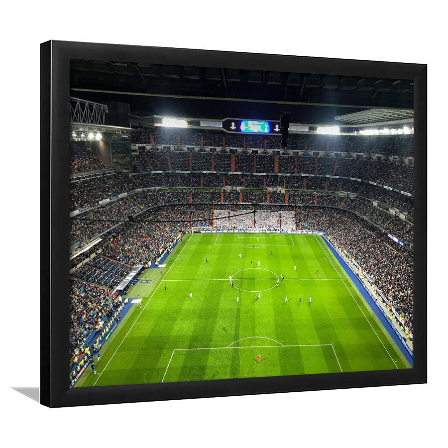 Real Stadium Wall Art Santiago Bernabeu Stadium Art Prints Football,Sport Stadium Art Prints, Fan Gift, Wall Decor