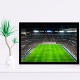 Real Stadium Wall Art Santiago Bernabeu Stadium Art Prints Football,Sport Stadium Art Prints, Fan Gift, Wall Decor