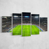 Real Stadium Wall Art Santiago Bernabeu Stadium Canvas Prints Football,Multi Panels,Sport Stadium Art Prints, Fan Gift