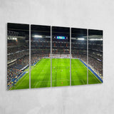 Real Stadium Wall Art Santiago Bernabeu Stadium Canvas Prints Football,Multi Panels B,Sport Stadium Art Prints, Fan Gift