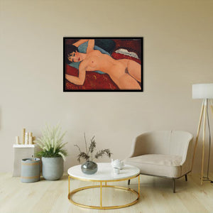 Reclining Nude By Amedeo Modigliani-Art Print,Canvas Art,Frame Art,Plexiglass Cover