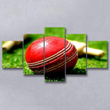 Red Ball, Stadium Canvas, Sport Art, Large Canvas, Multi Panels, Canvas Prints Wall Art Decor