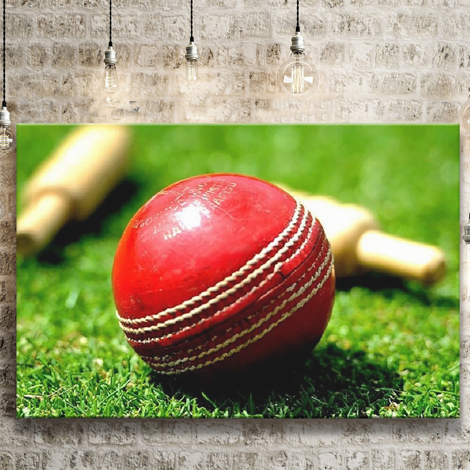 Red Ball, Stadium Canvas, Sport Art, Gift for him, Fan Gift, Canvas Prints Wall Art Decor