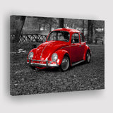 Red Car Canvas Prints Wall Art Decor - Painting Canvas,Home Decor, Ready to Hang