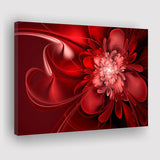 Red Flowers Canvas Art Abstract Red Painting Canvas Prints Wall Art - Painting Prints, Wall Decor, Art Prints